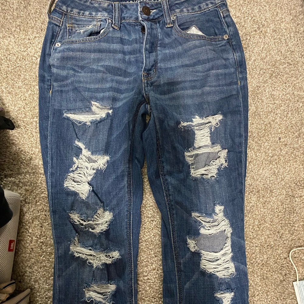 tom girl ripped jeans